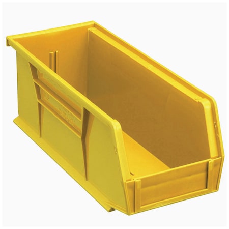 Global Industrial Storage Bin, Plastic, Yellow, 4 in H 269688YL